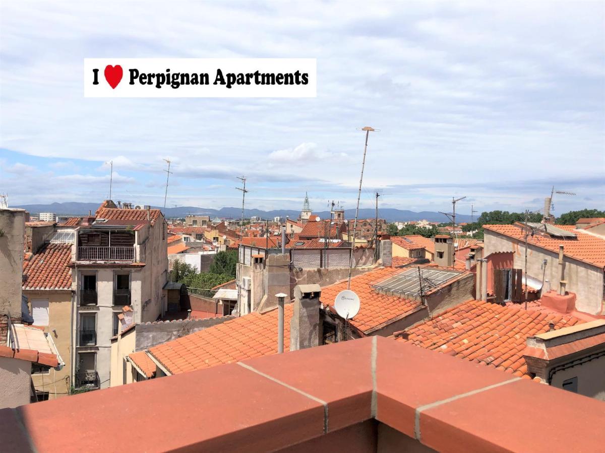 I Love Perpignan Duplex Terrasse Esterno foto