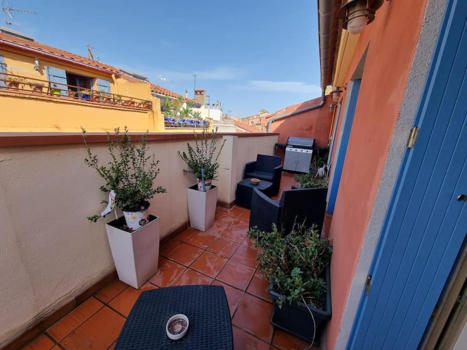 I Love Perpignan Duplex Terrasse Esterno foto